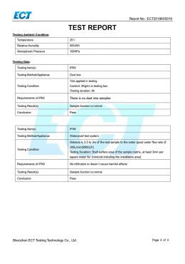 Sertîfîkaya TESTING EK IP66