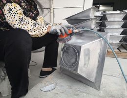 qalikê ronahiya aluminiumê